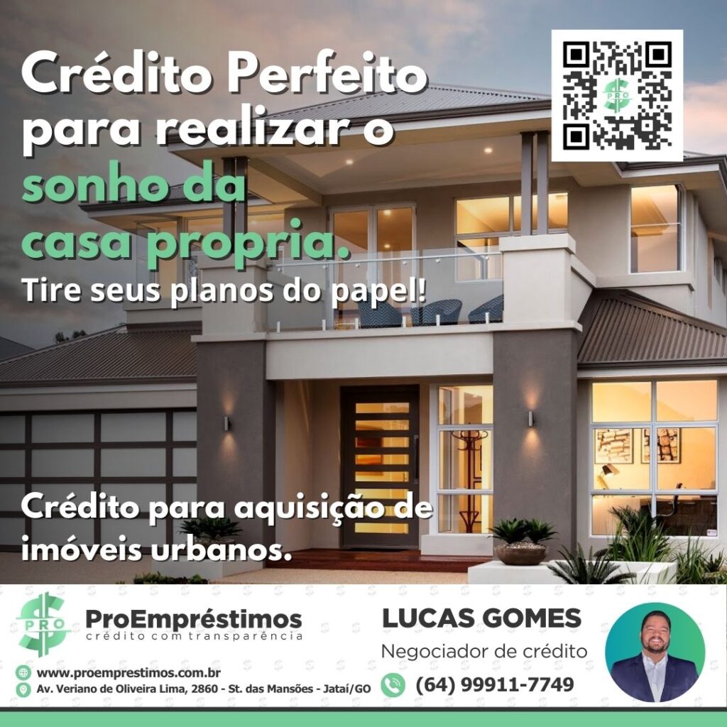 ProEmpréstimos Jataí | Crédito Rural | Crédito com garantia | FCO | FIDC | Capital de Giro | BNDES | Consórcio |Financiamento